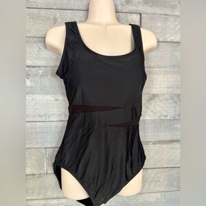 Women's Catalina 1-piece Swimsuit Shelf Bra - Black, M (8/10)